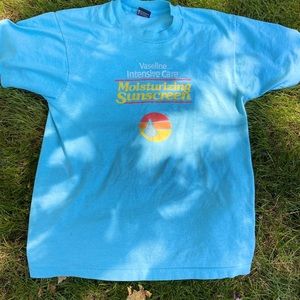 Vintage SCREEN STARS Vaseline SunScreen Lrg 80 VTG